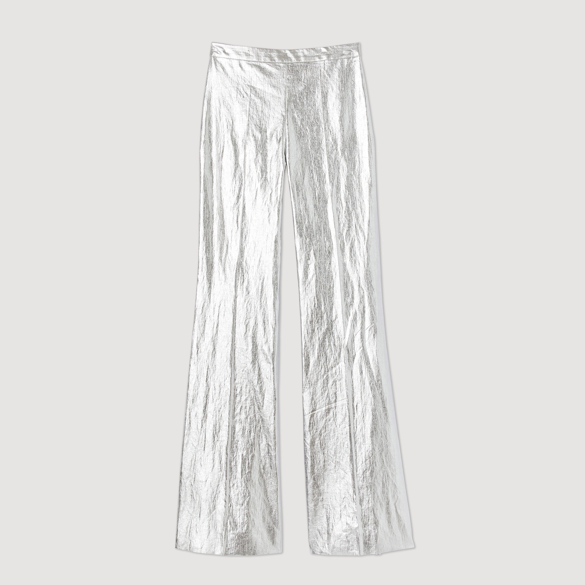 Metallic coated pants - 1