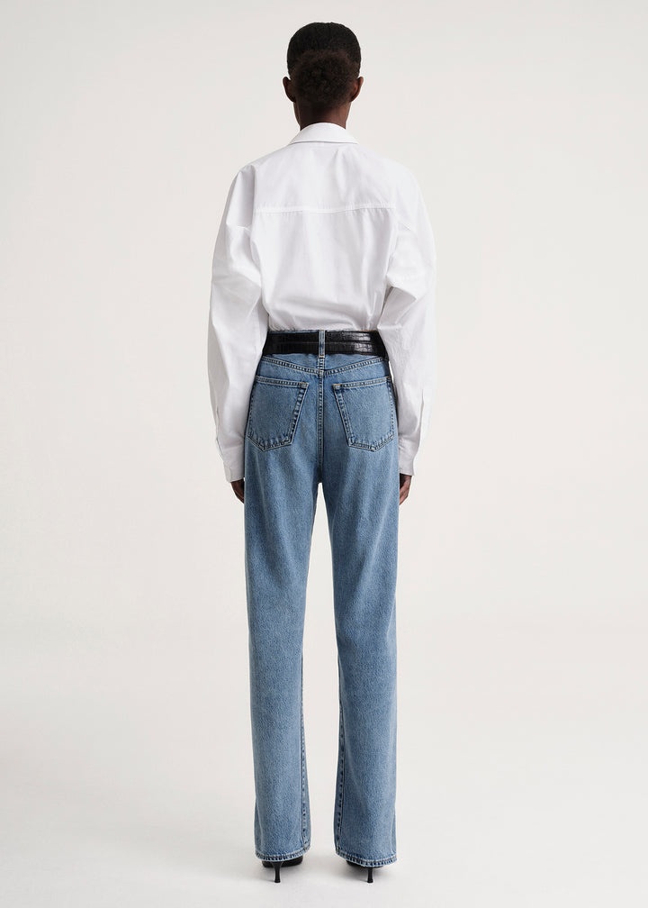 Poplin shirt white - 3