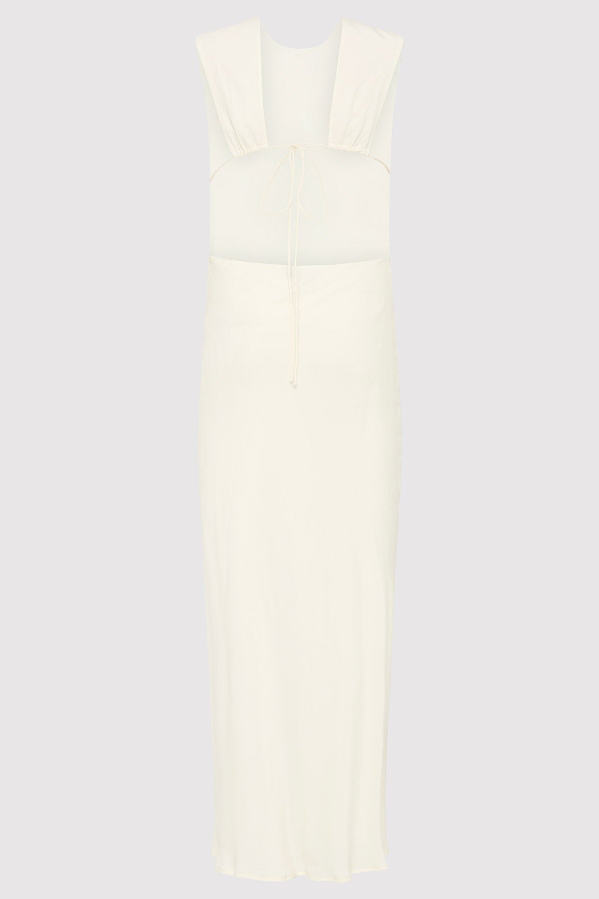 Rouleau Tie Dress - Porcelain - 9