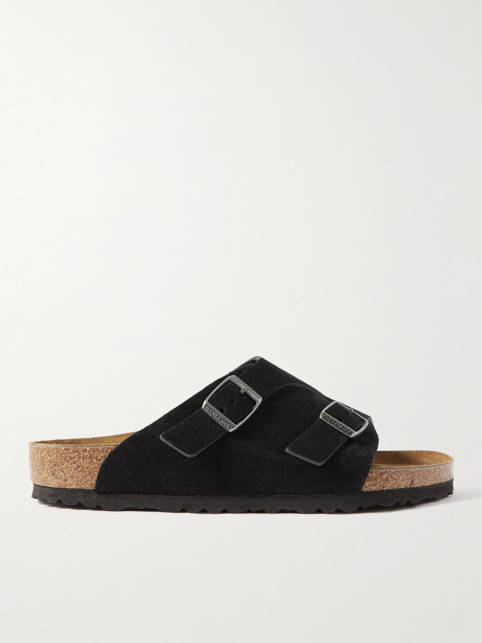 Zürich Suede Sandals Black - 1
