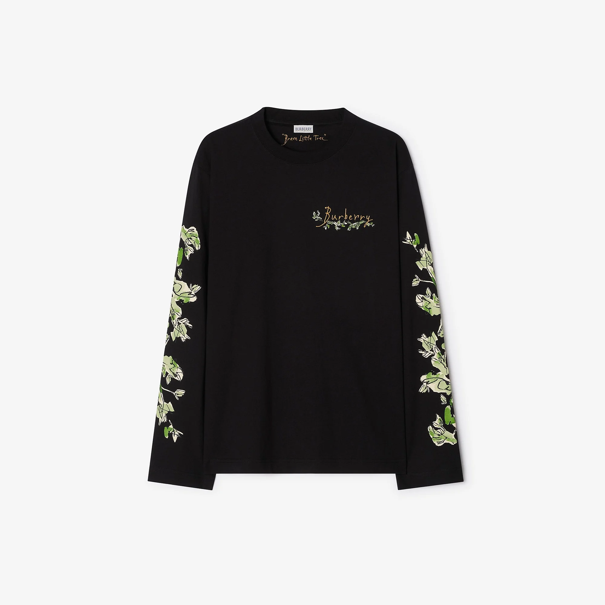 Long-sleeve Brave Little Tree Cotton T-shirt - 1
