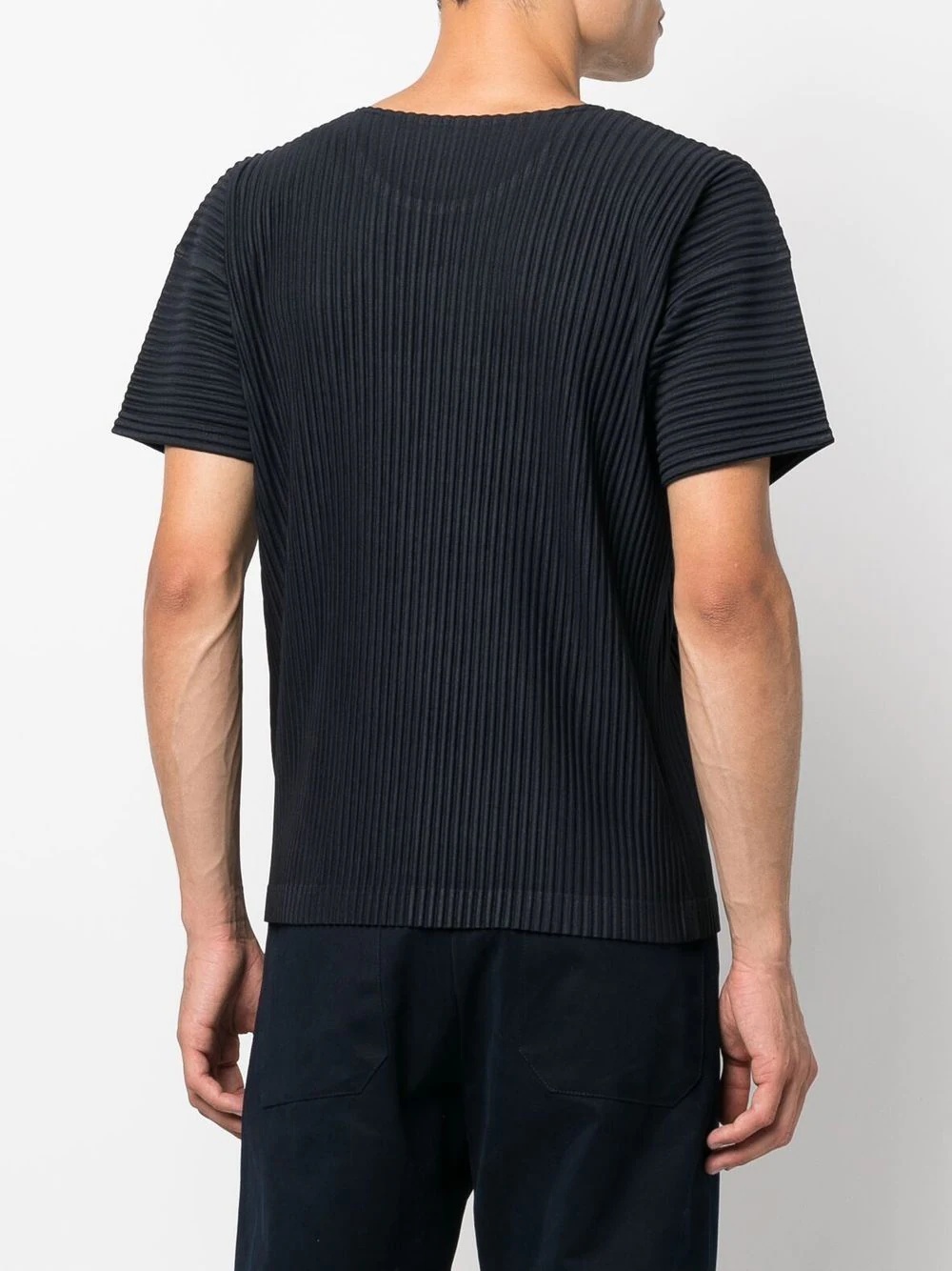 plissé short-sleeve T-shirt - 4