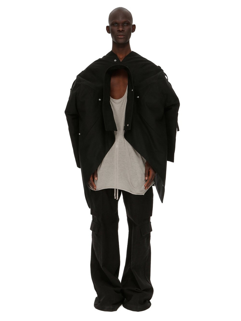 Jumbo funnel-neck down coat 9