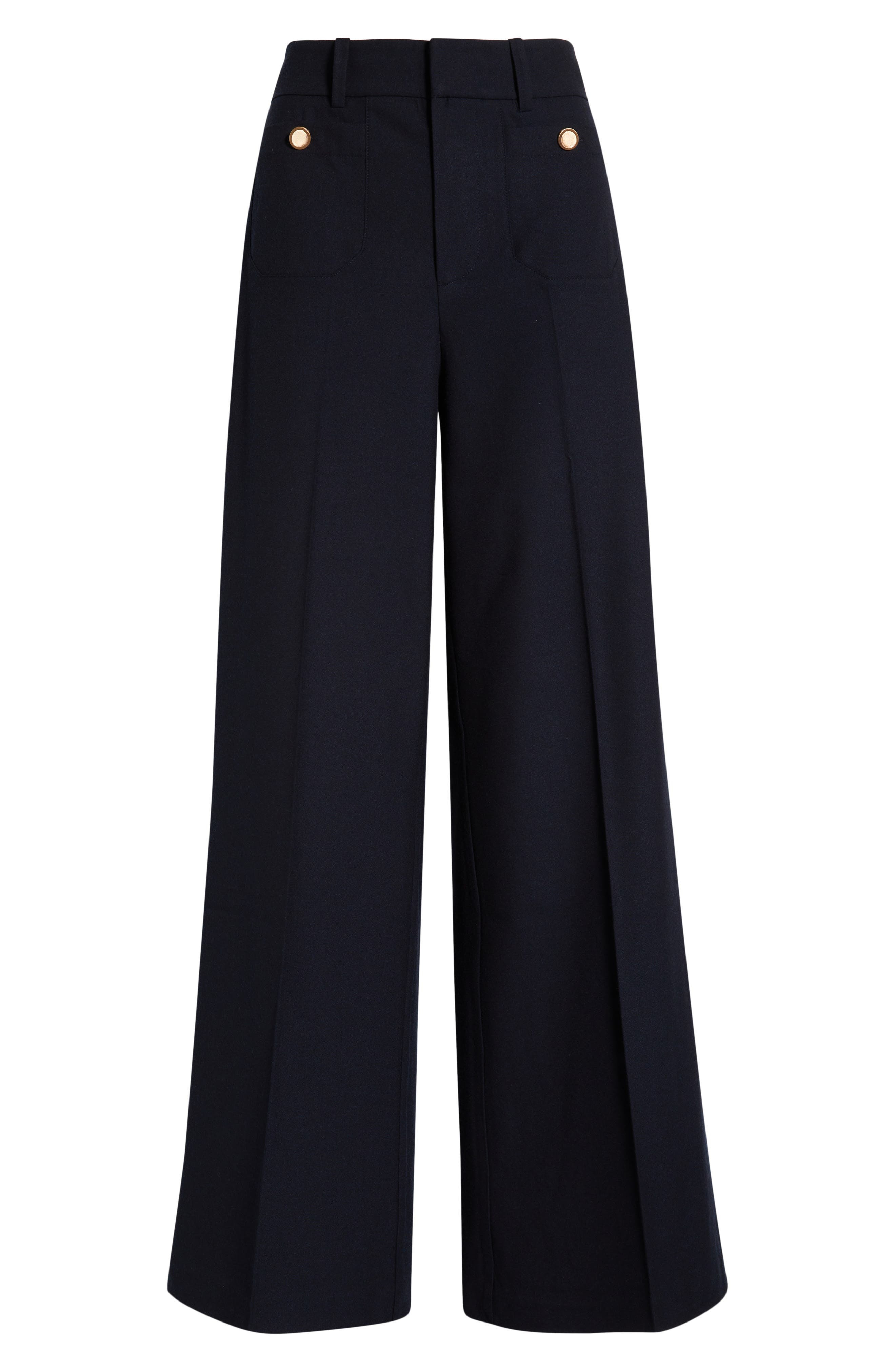 FRAME Modernist High Waist Pocket Pants in Dark Navy at Nordstrom - 5