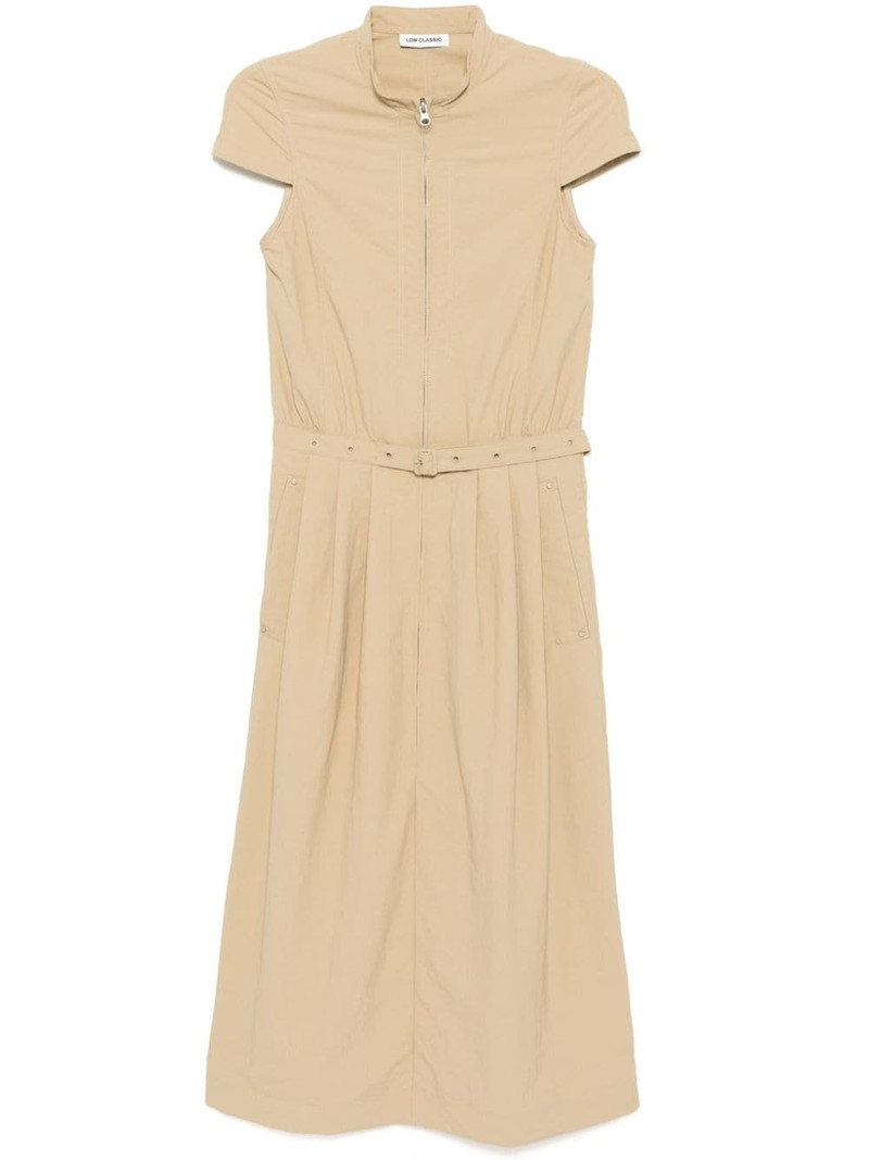 recycled-nylon high-neck dress 1