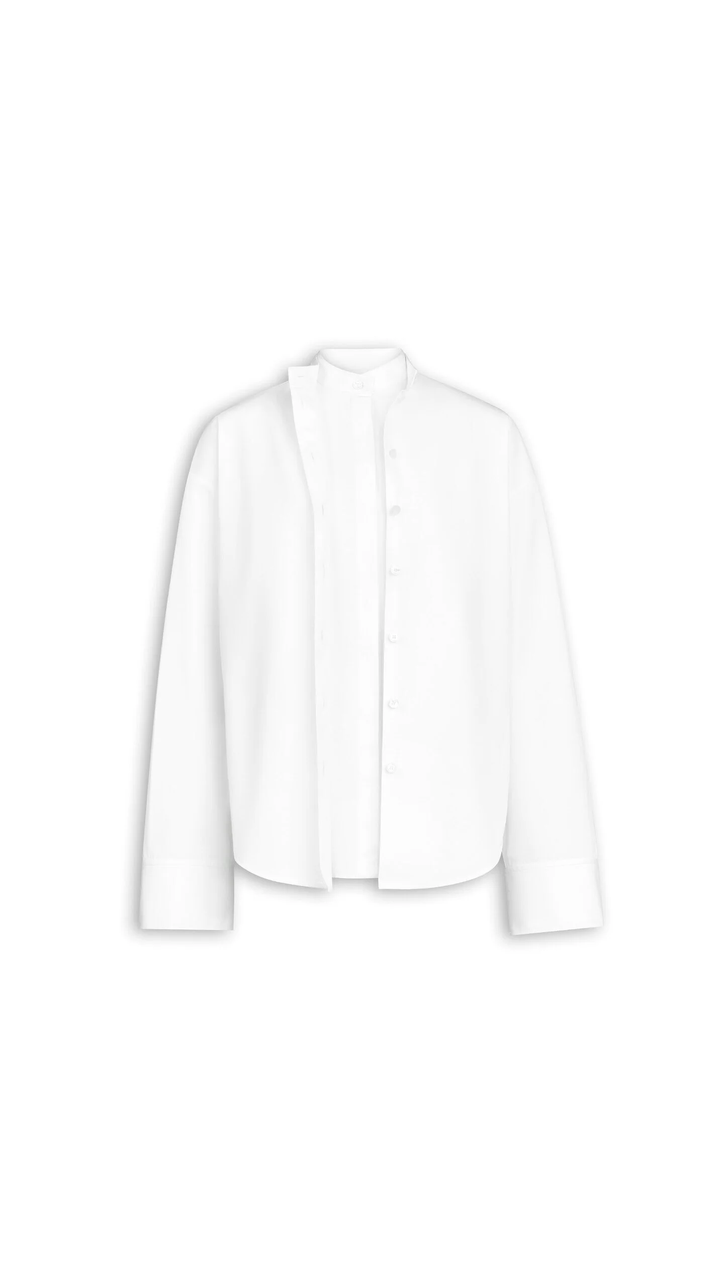 LAYERED POPLIN SHIRT - 1