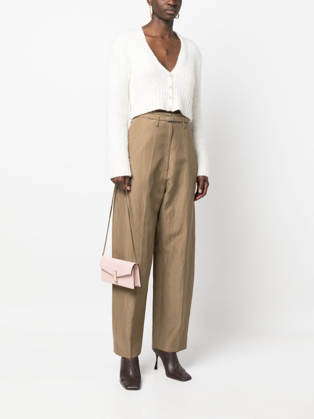 grained-leather shoulder bag - 2