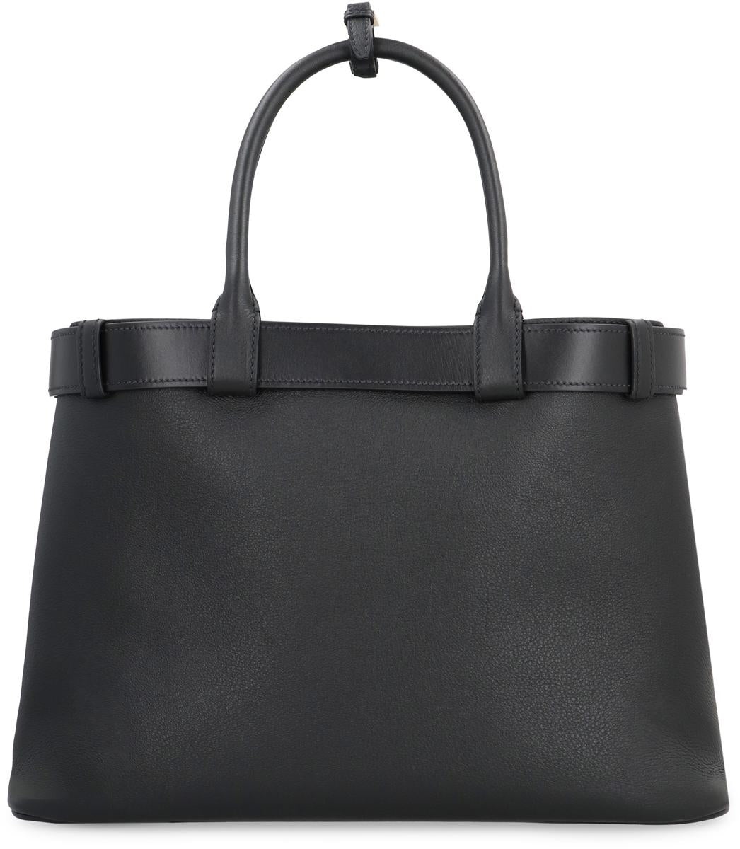 PRADA PRADA BUCKLE LEATHER BAG - 4