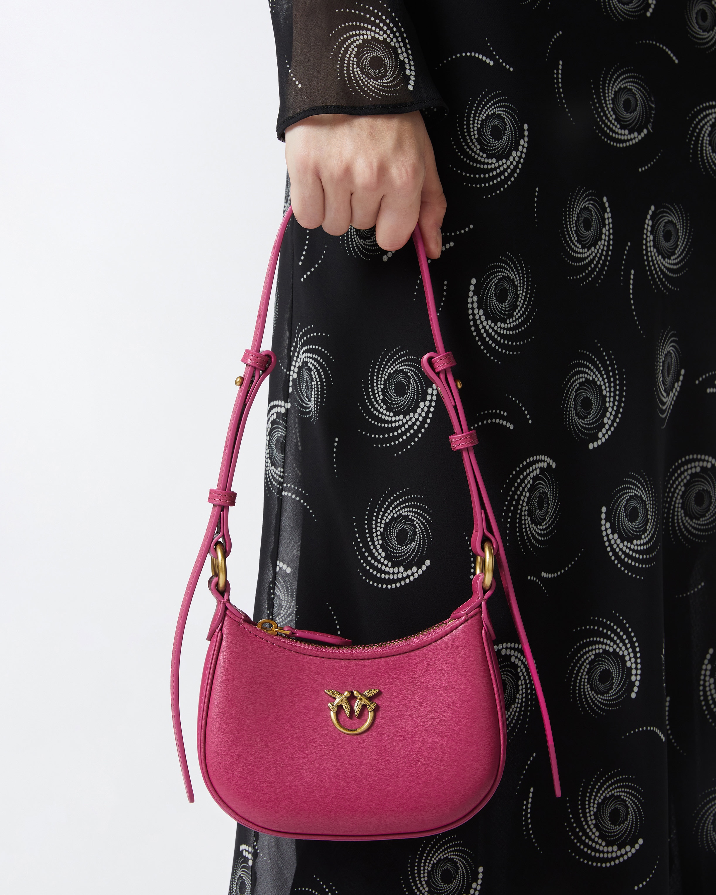 HALF MOON BABY LEATHER SHOULDER BAG - 6