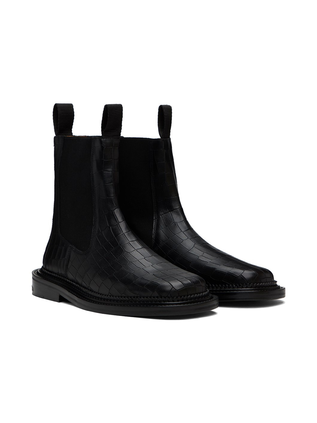 Black Side Gore Chelsea Boots - 4