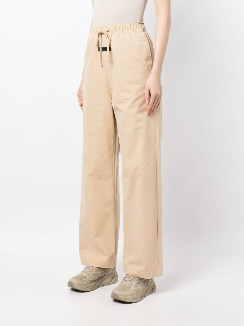 logo-patch drawstring-waistband trousers 3