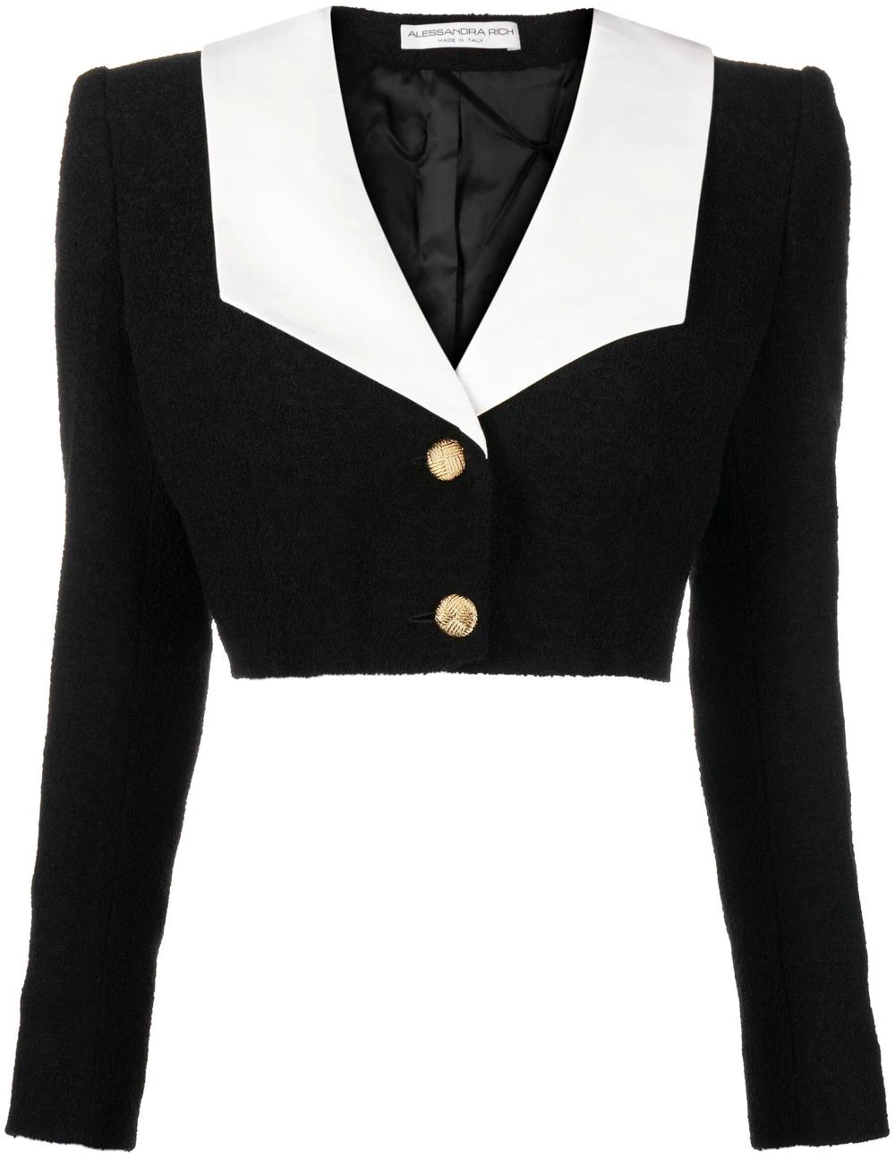 ruffle-collar jacket - 1