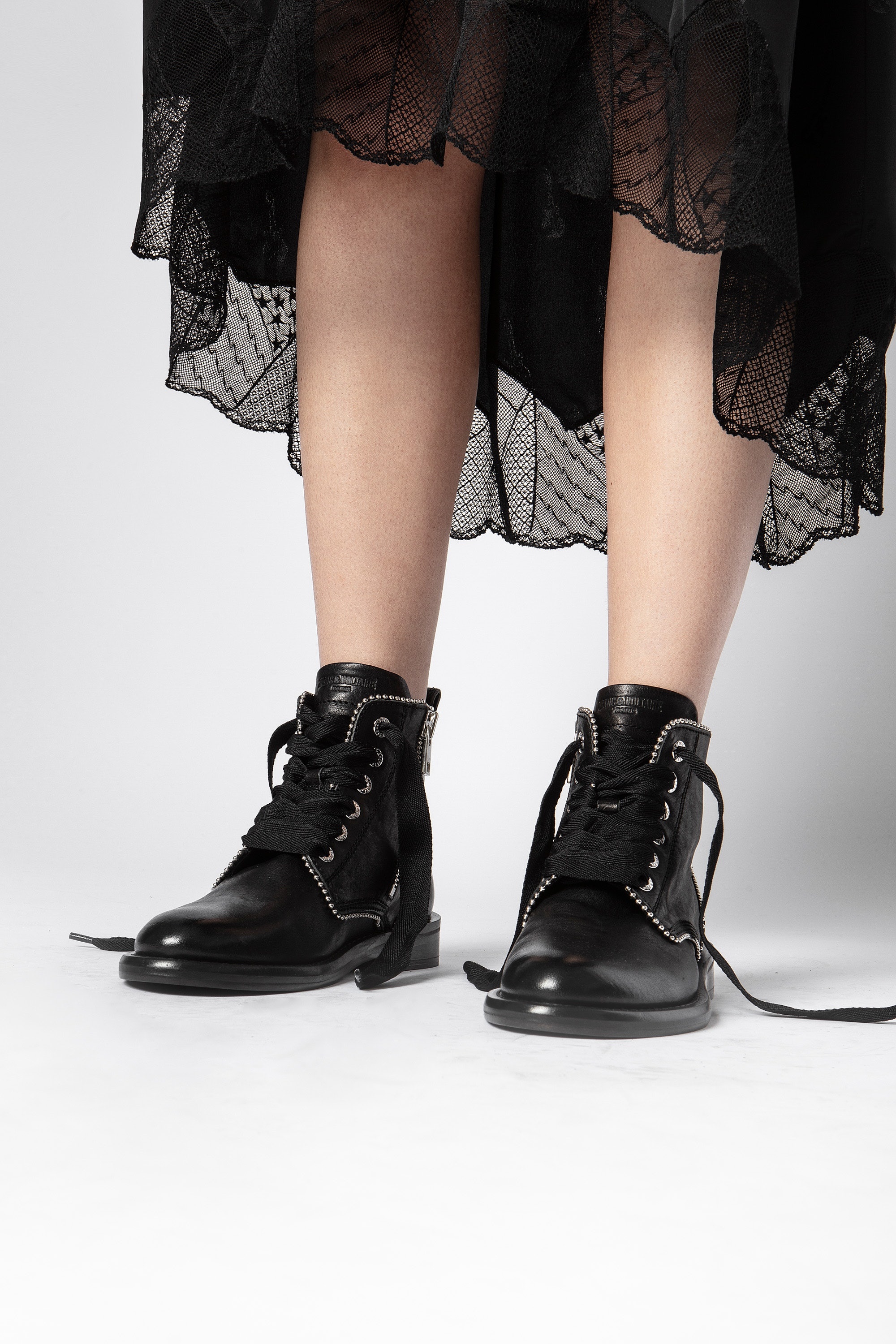 Laureen Roma Studs Ankle Boots - 6