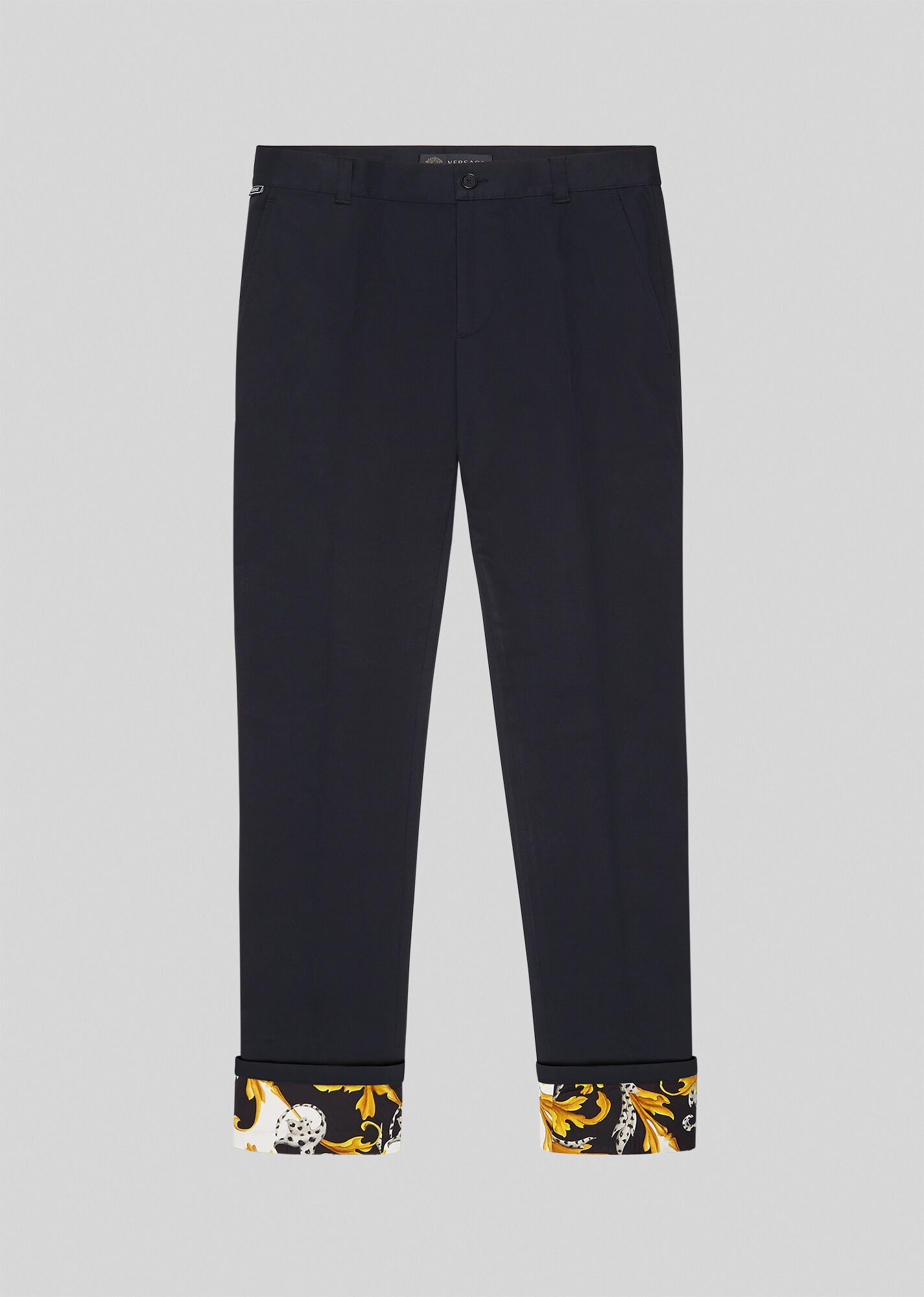 Acanthus Print Accent Trousers - 1