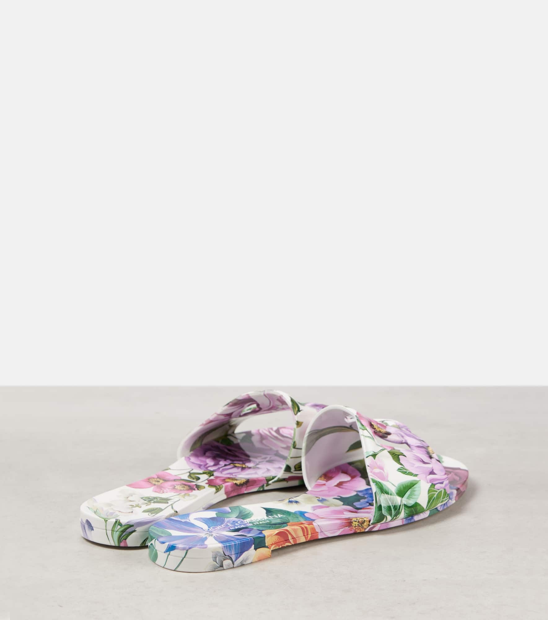 DG floral cutout sandals - 2