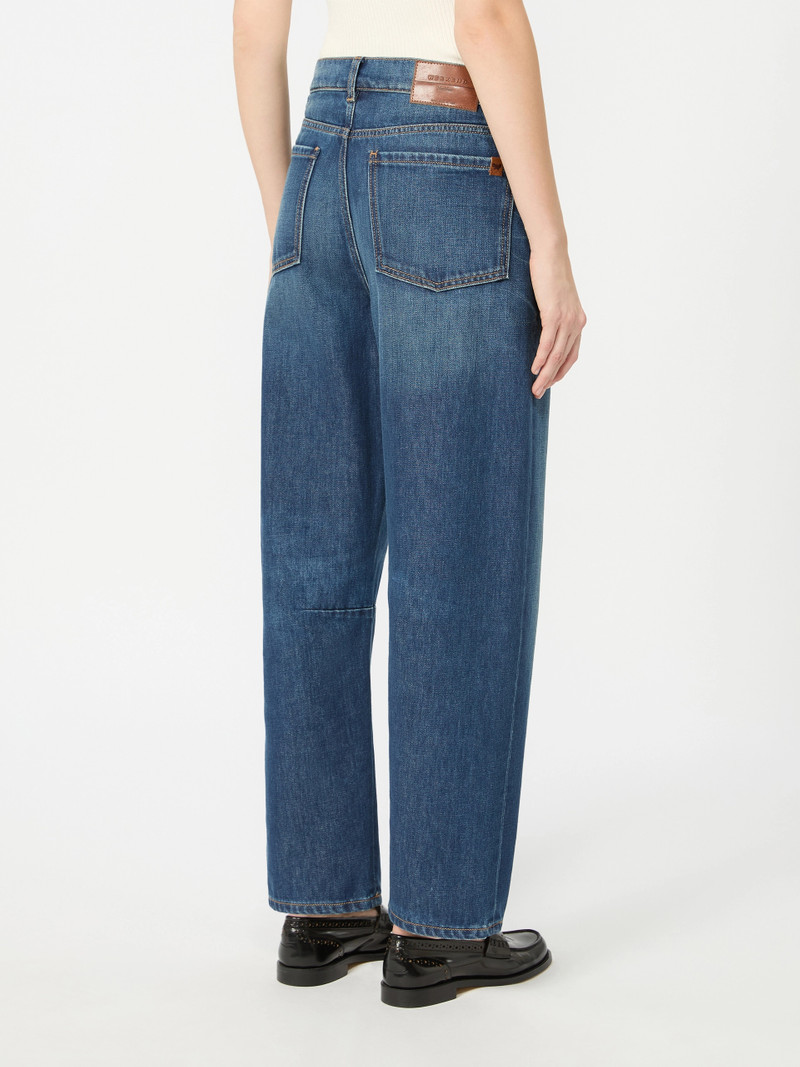 CADUCA Barrel-leg denim jeans - NAVY 4