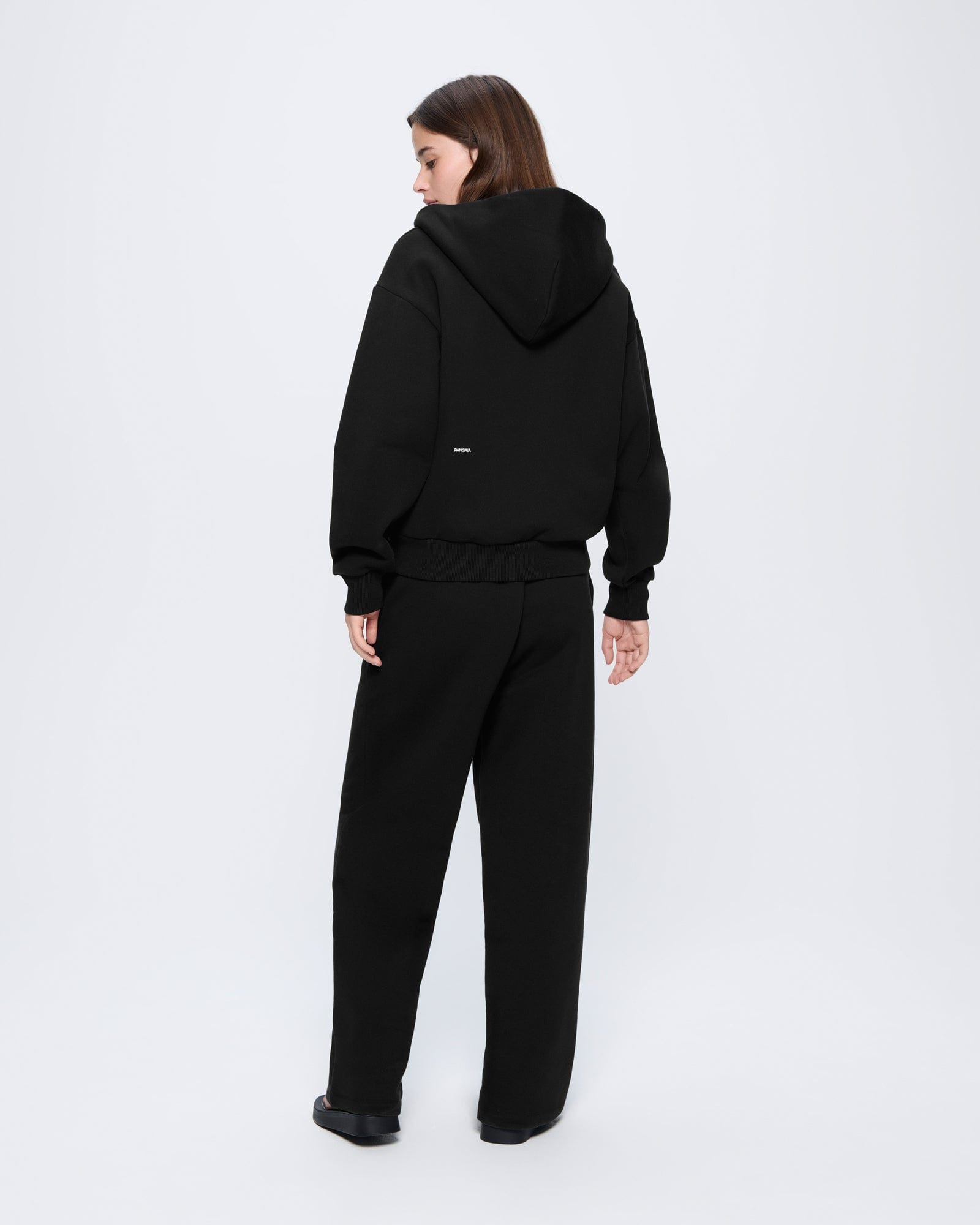 Womens 365 Heavyweight Straight Leg Track Pants - Black - 4