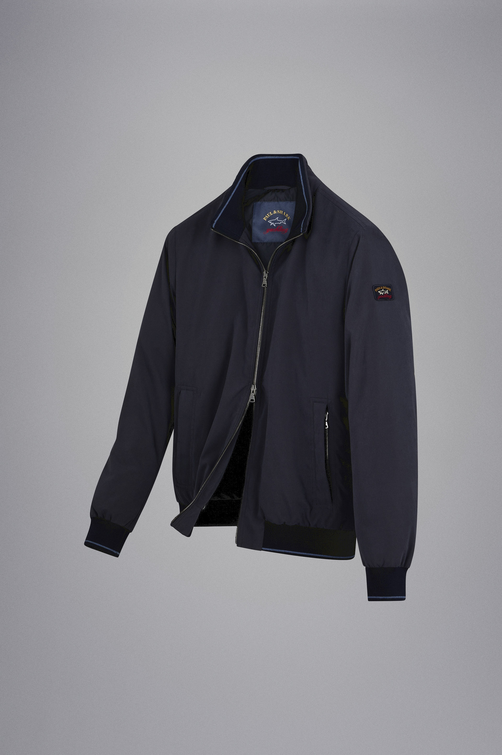 MICROFIBER BLOUSON WITH ICONIC BADGE - 6