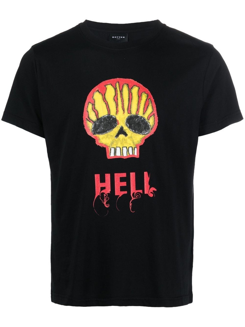 graphic-print organic cotton T-shirt 1