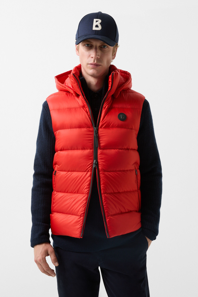 Holger Down vest in Red 2