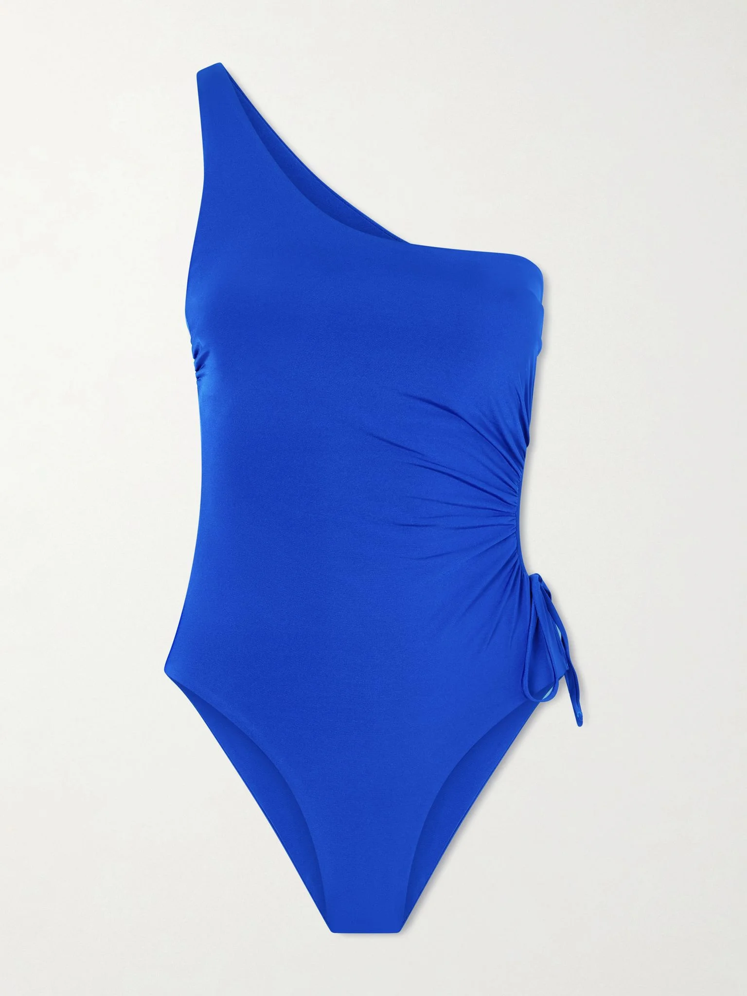 Canarie one-shoulder cutout swimsuit Cobalt blue - 1