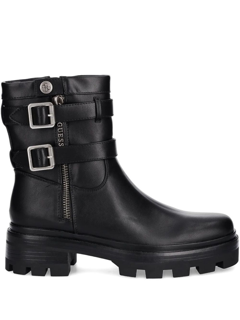 Lynden buckle-strap ankle boots 1