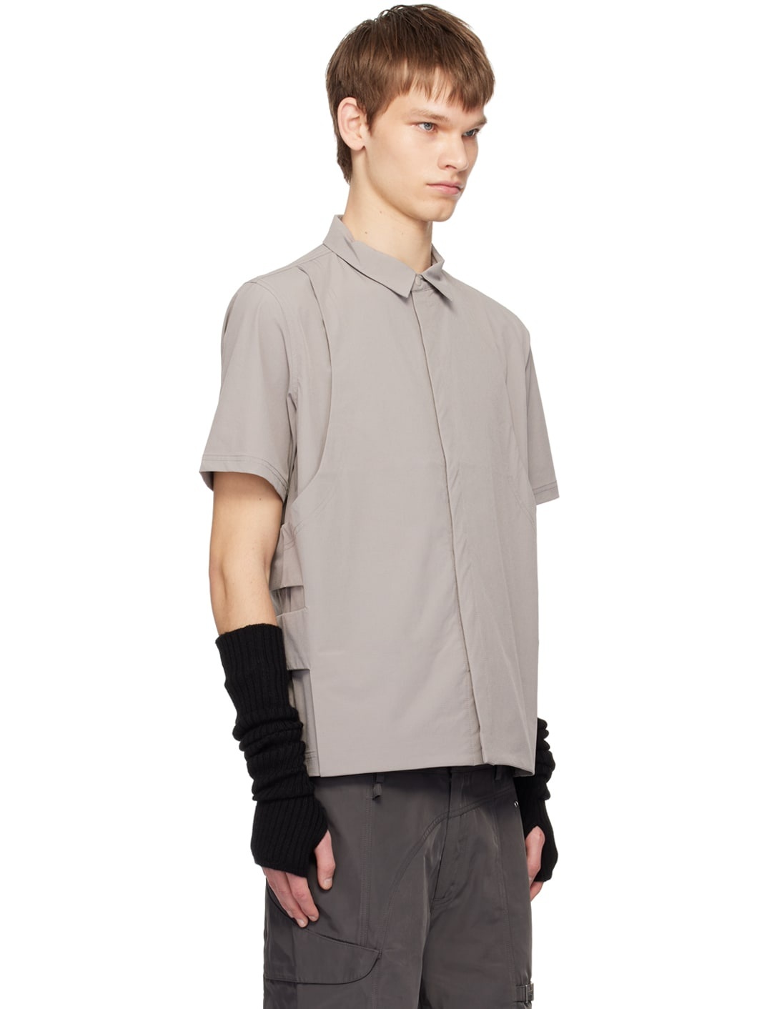 SSENSE Exclusive Gray Apsis Technical Shirt - 2