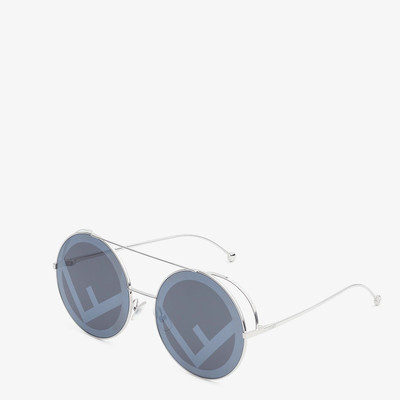 FENDI Palladium-colored sunglasses outlook