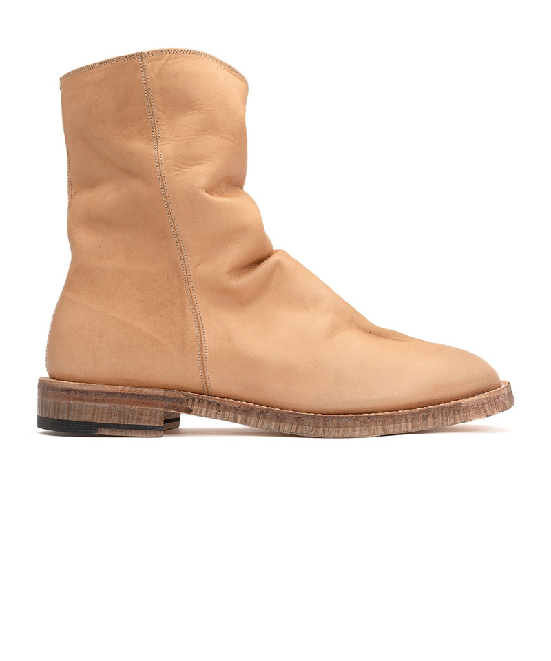 Maison MIHARAYASUHIRO Wrinkled Leather Boots outlook