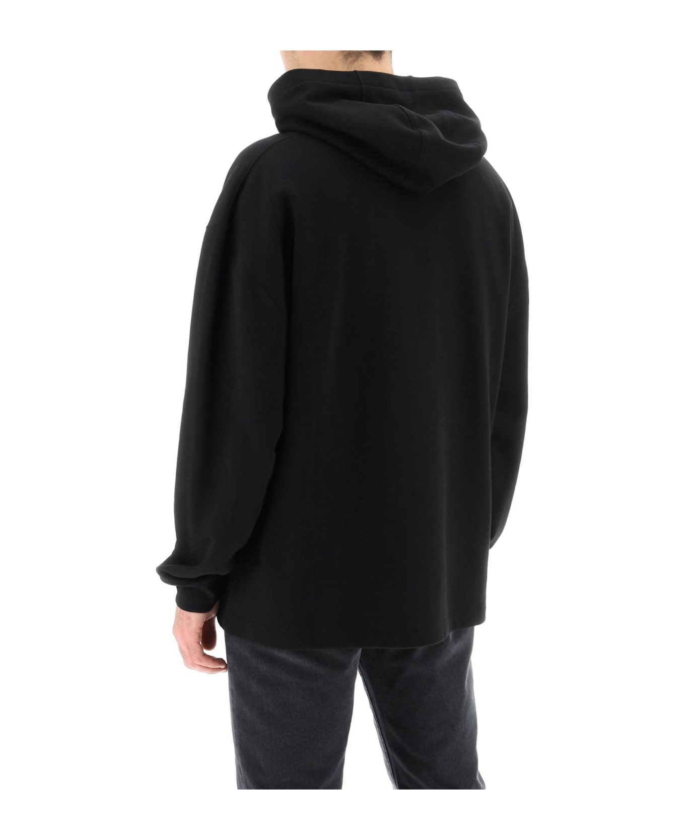 Hooded Cotton Logo Sweatshirt - 3