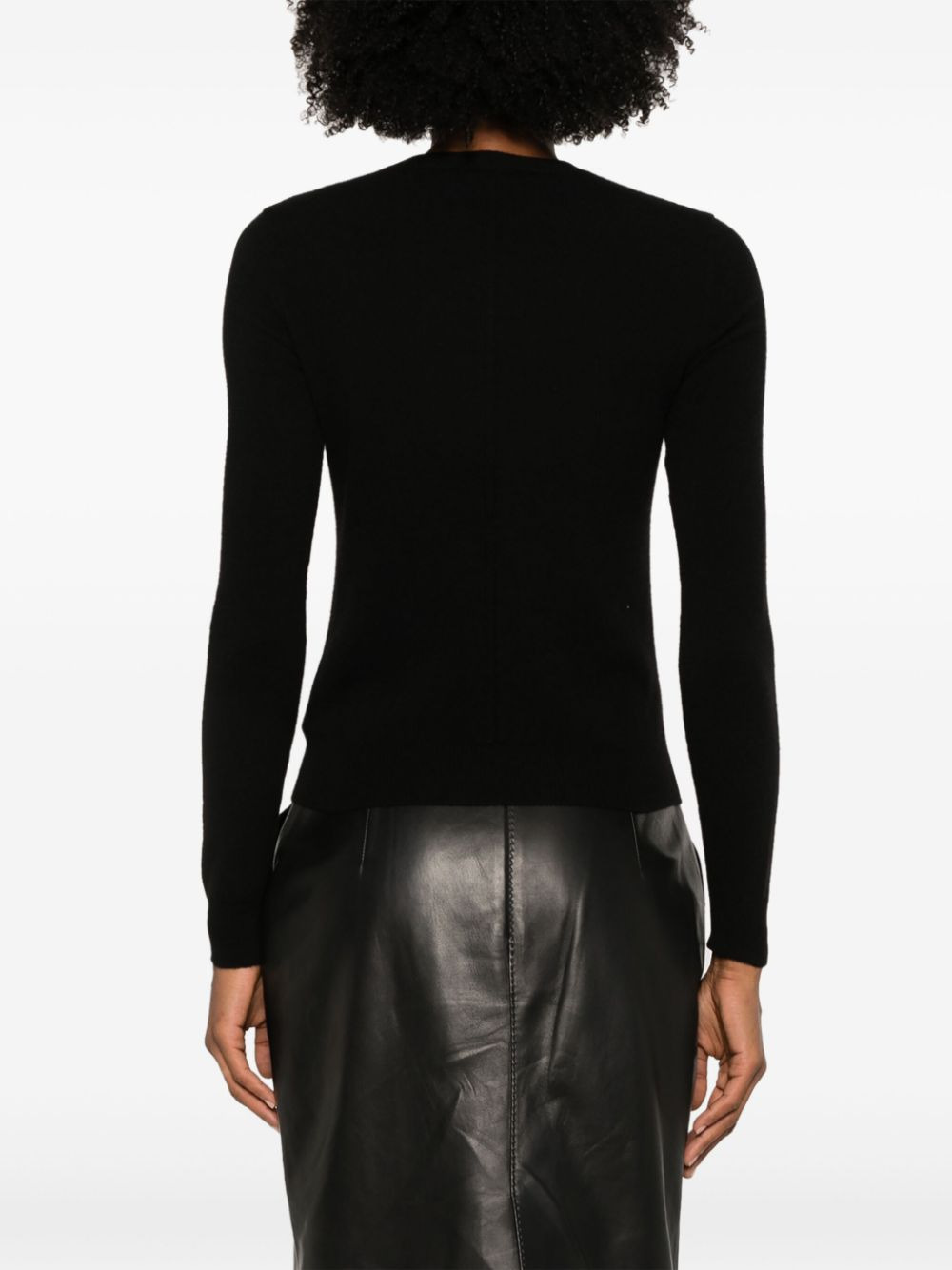 Saint Laurent Women Perforated Sweater - 4