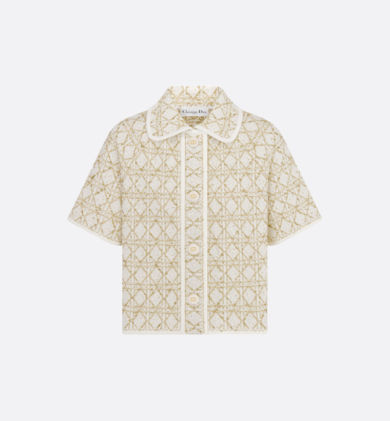 Dior Or Short-Sleeved Cannage Jacket 1