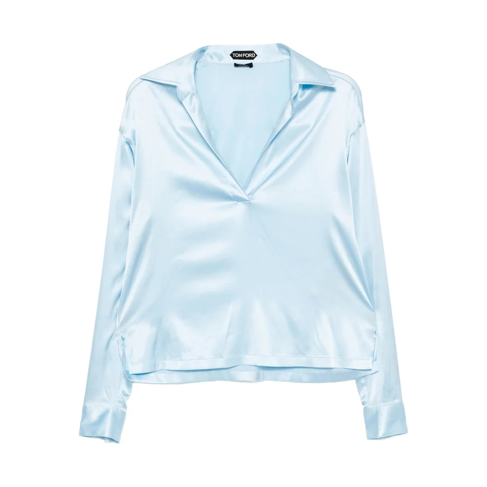 Tom Ford Blue Tops - Polo Tops Women - 1