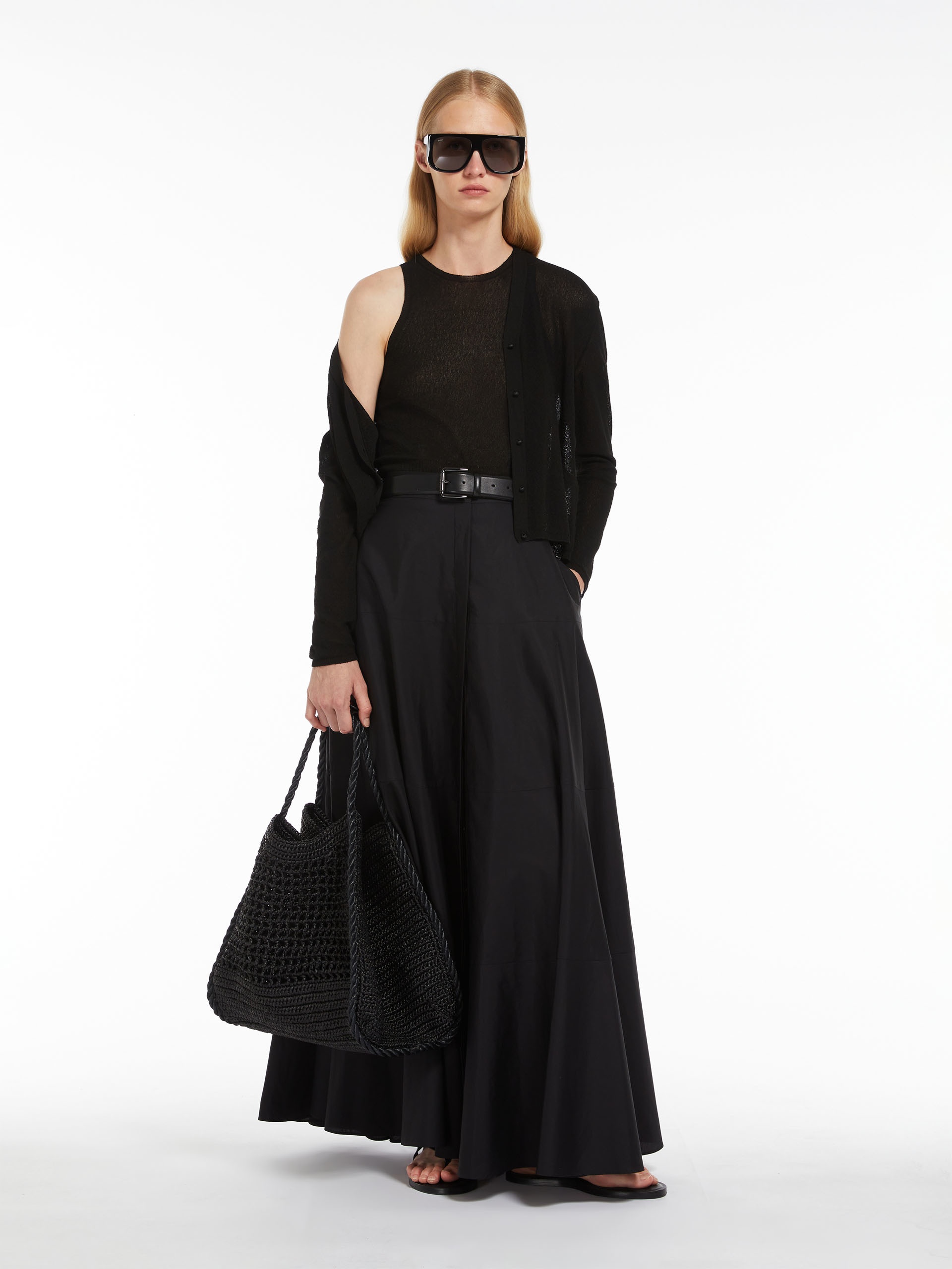 TERAMO Long cotton circle skirt - 2