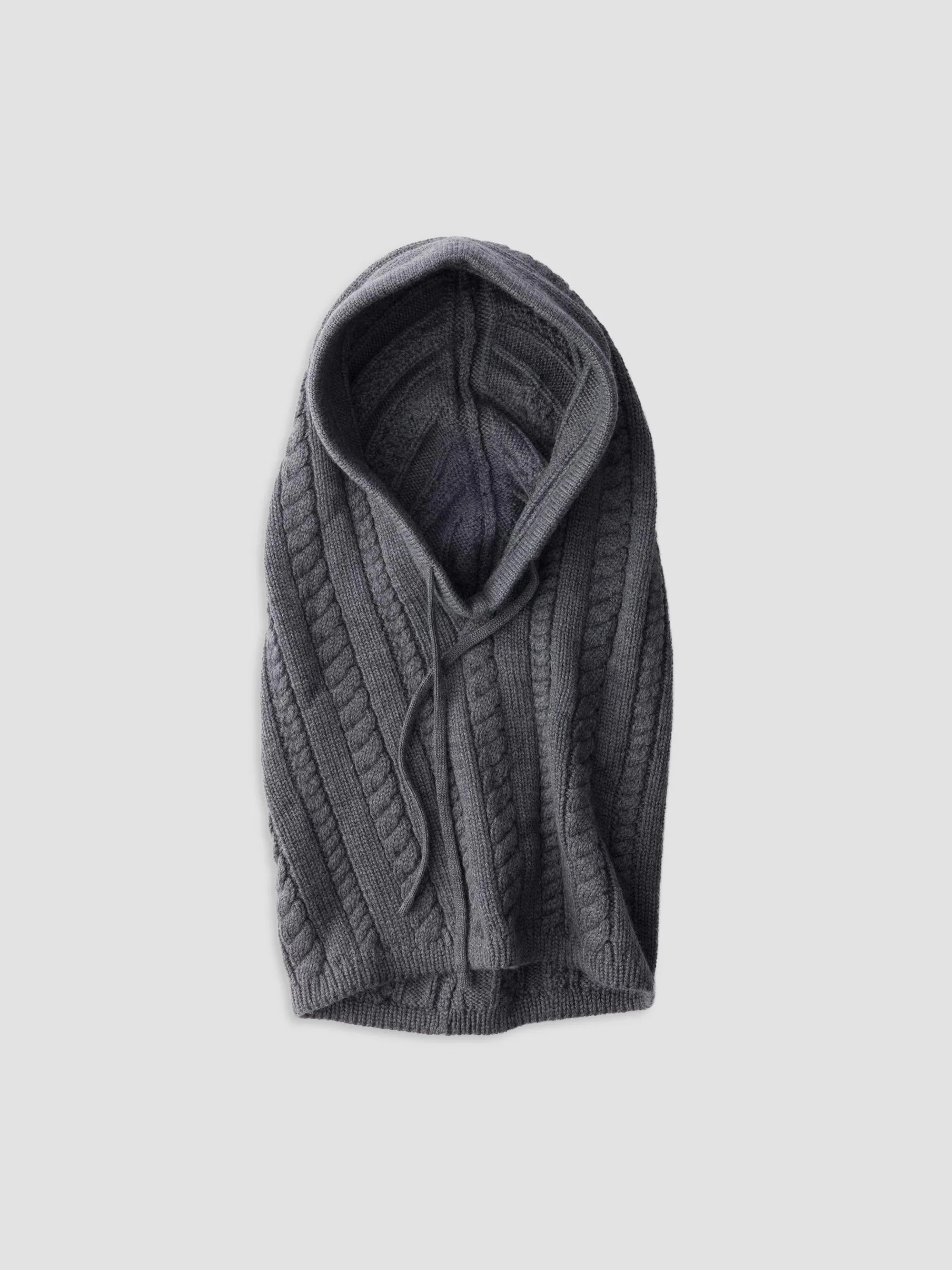 Women's Wool Balaclava - Grey - 1