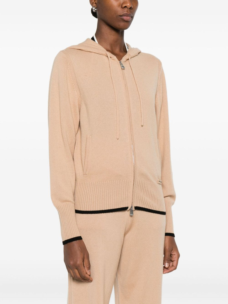 zip-up knitted hoodie 3