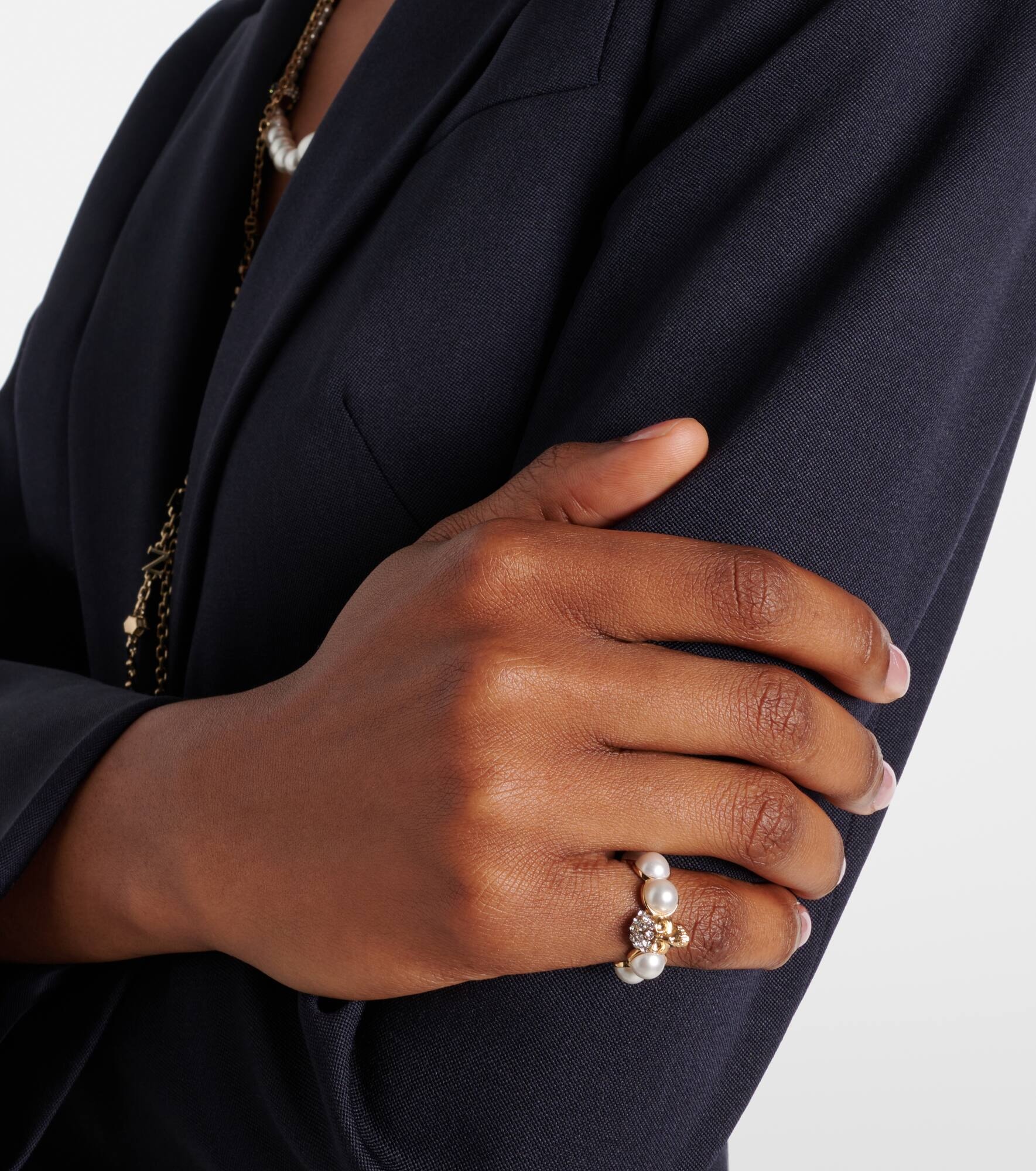 Skull embellished ring - 3
