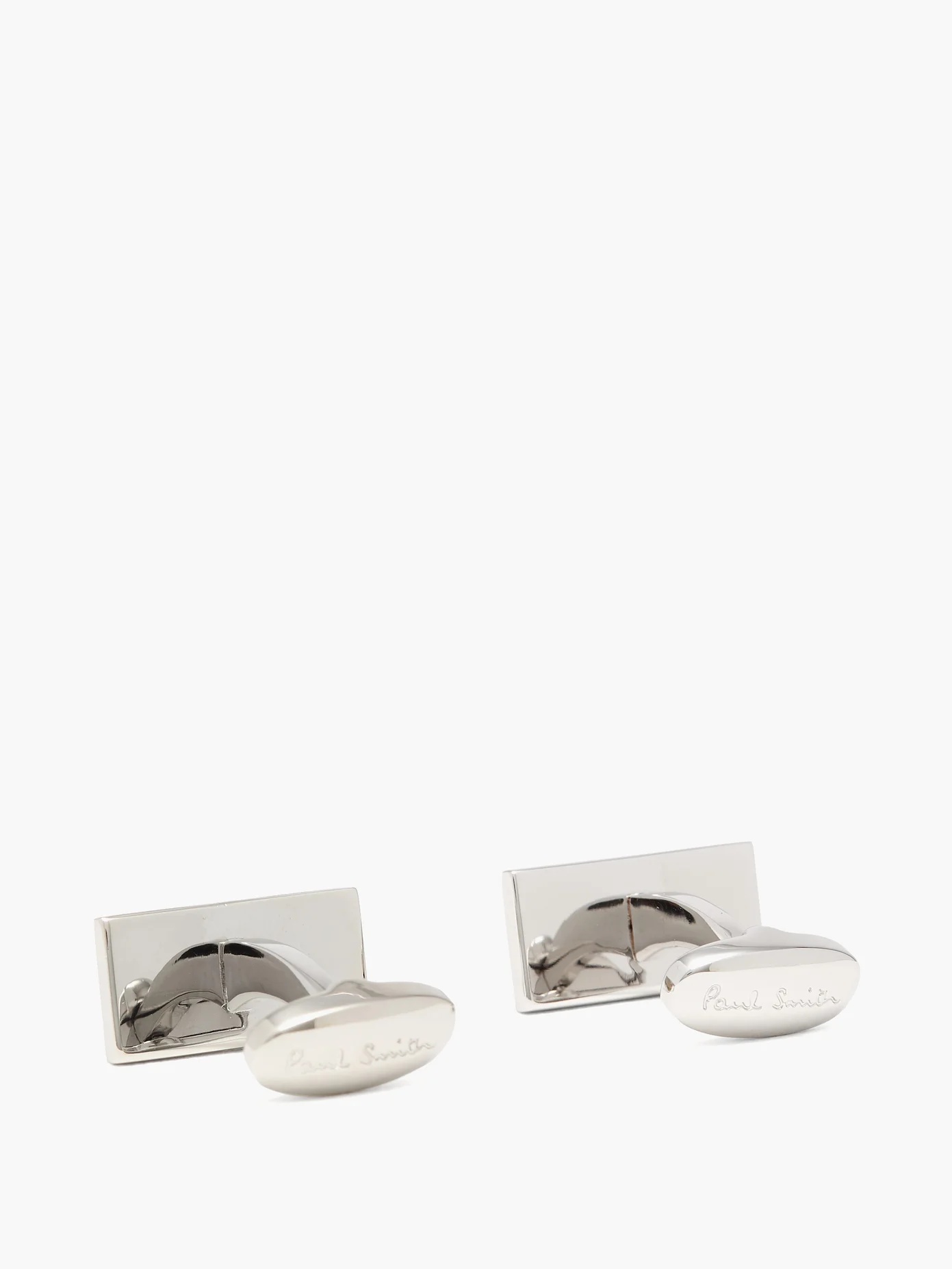 Signature stripe metal cufflinks - 2