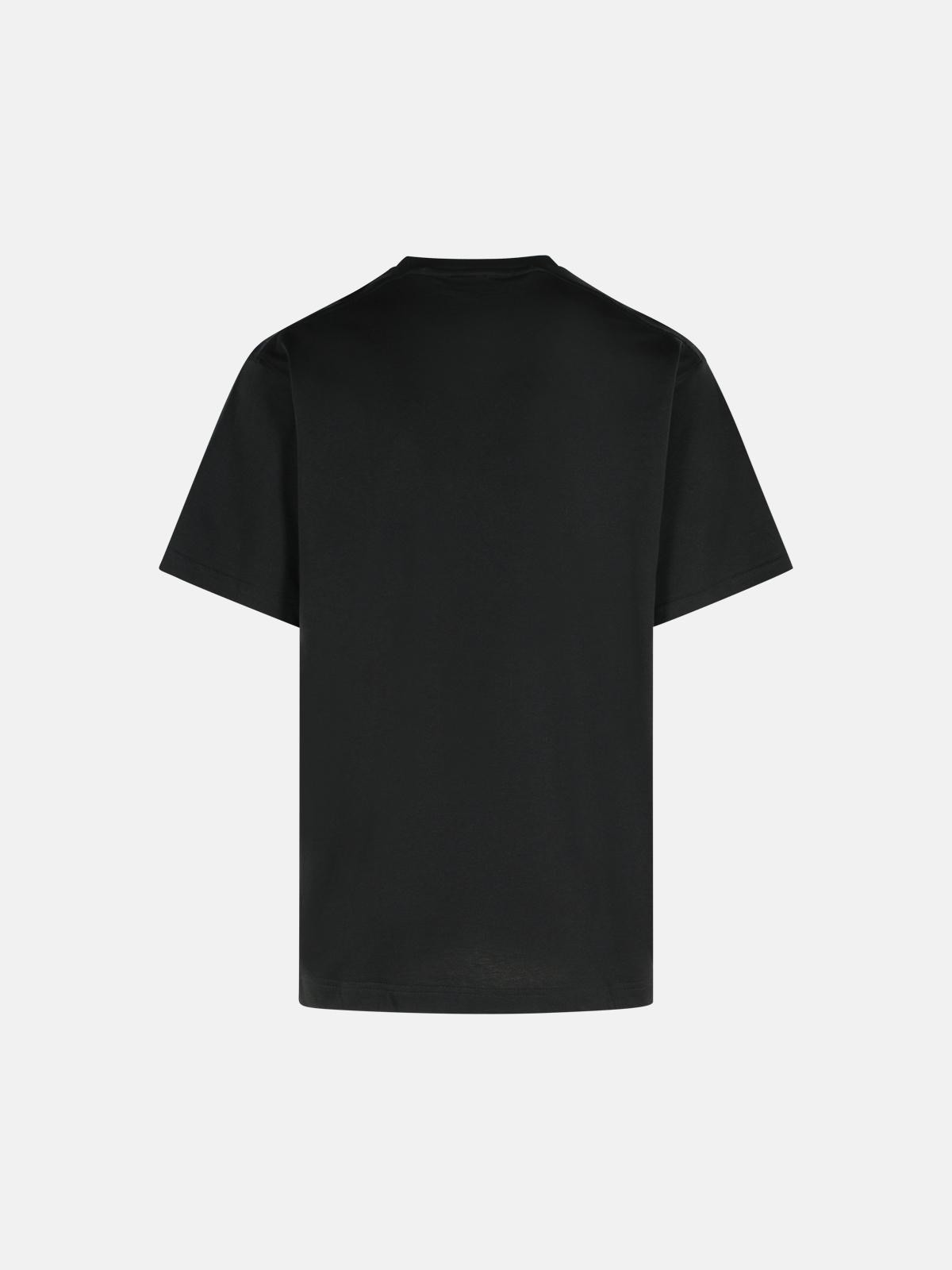 BLACK COTTON T-SHIRT - 3