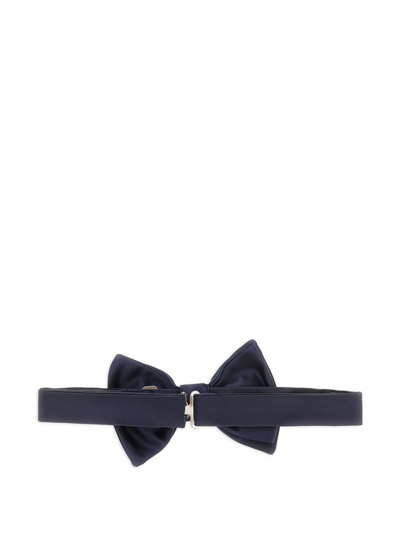 EMPORIO ARMANI silk bow tie outlook