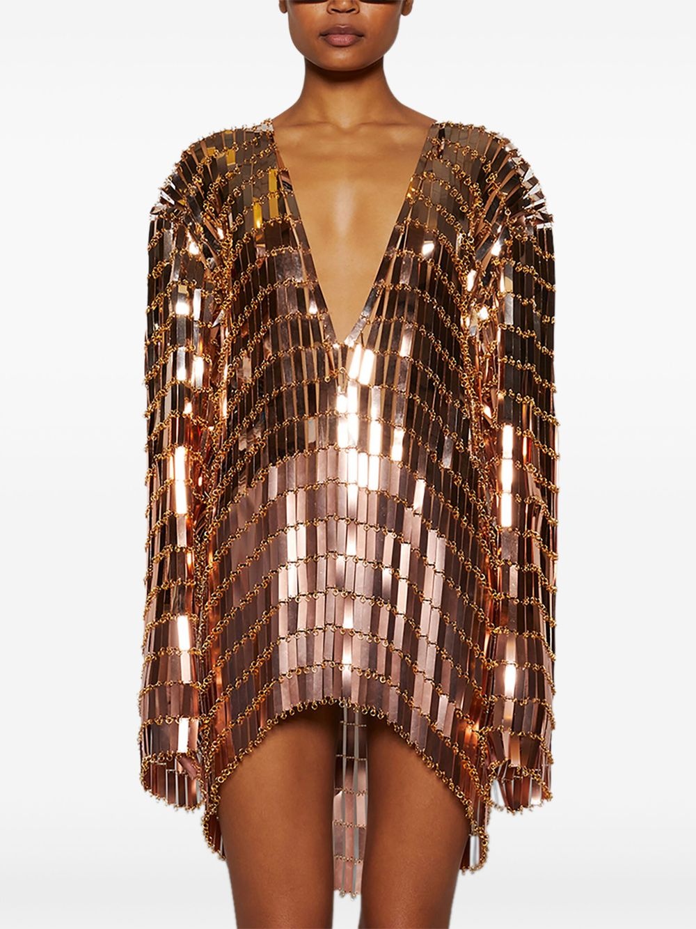 long sleeve mini dress - 3