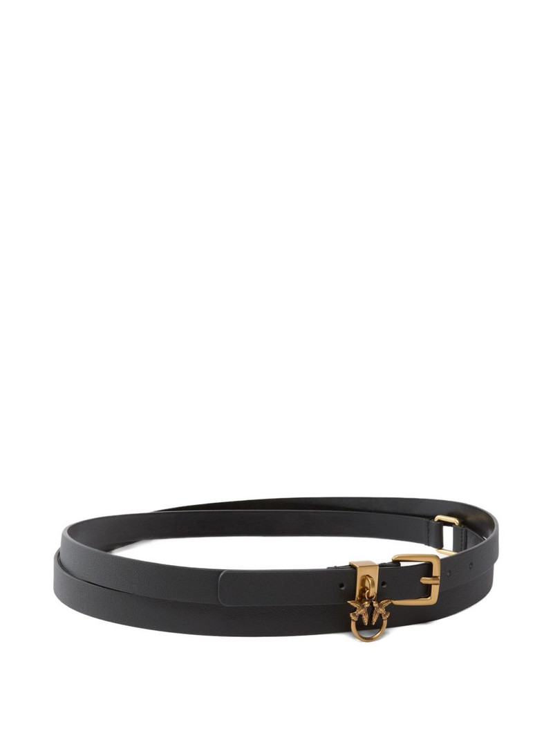 PINKO logo-plaque leather belt outlook