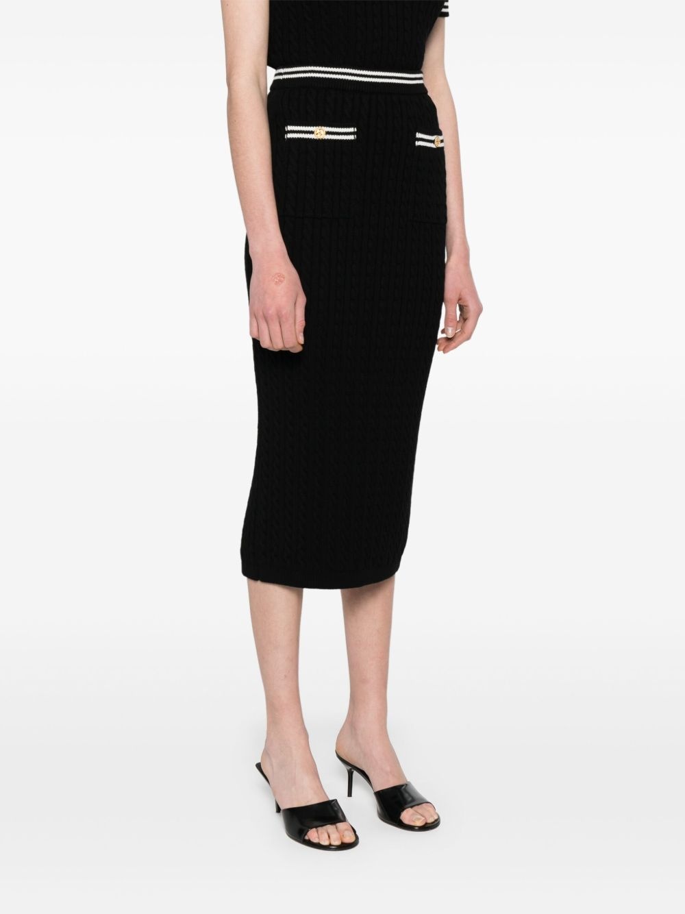 cotton midi skirt - 3