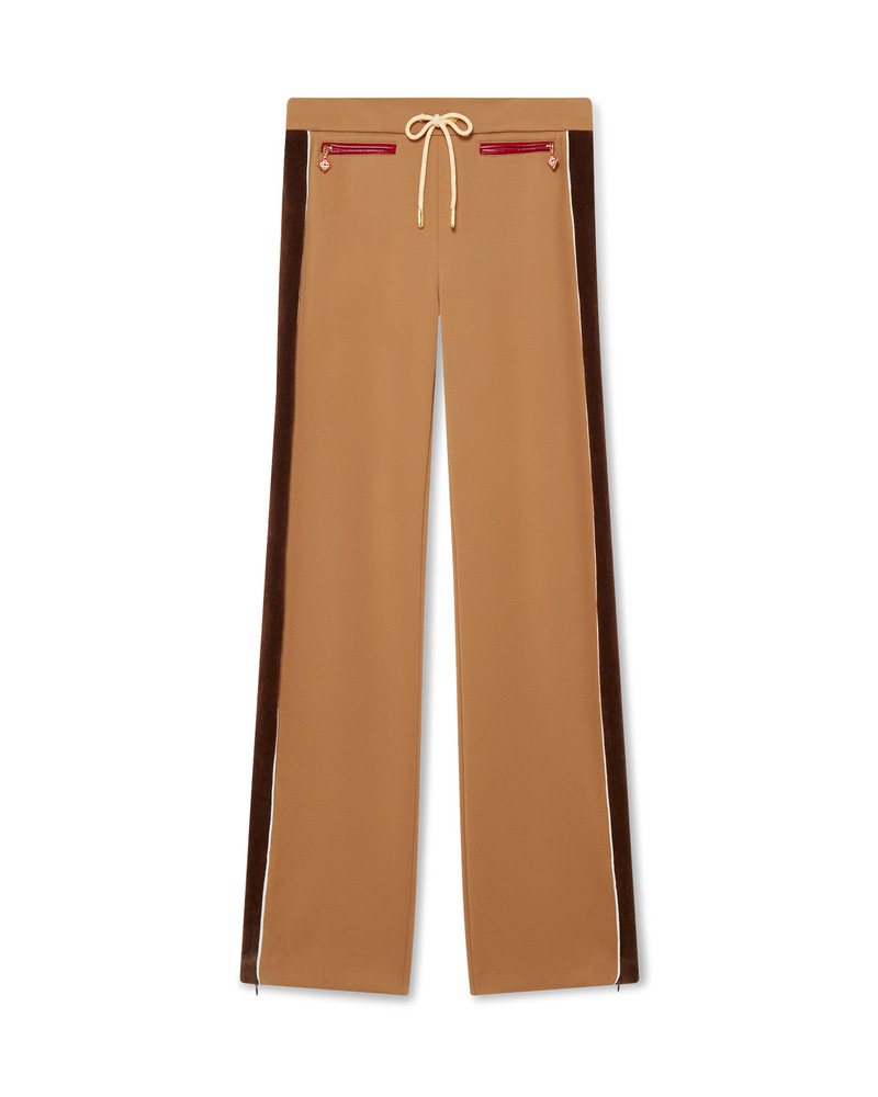 Chenille Panelled Track Pants | Casablanca Paris 1