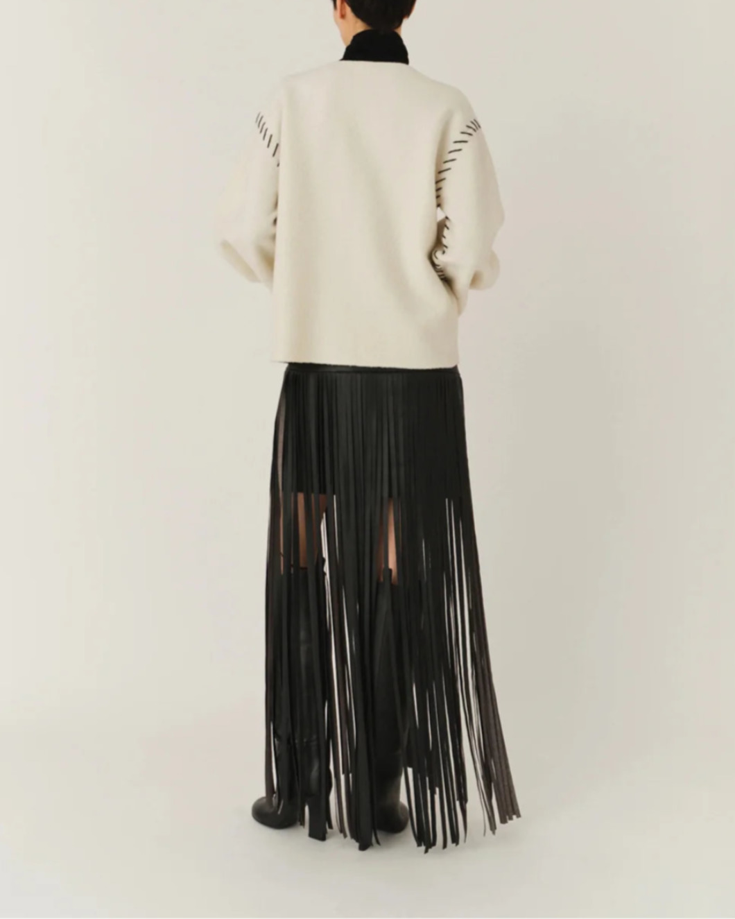 BROOKLYN FRINGE SKIRT - 4