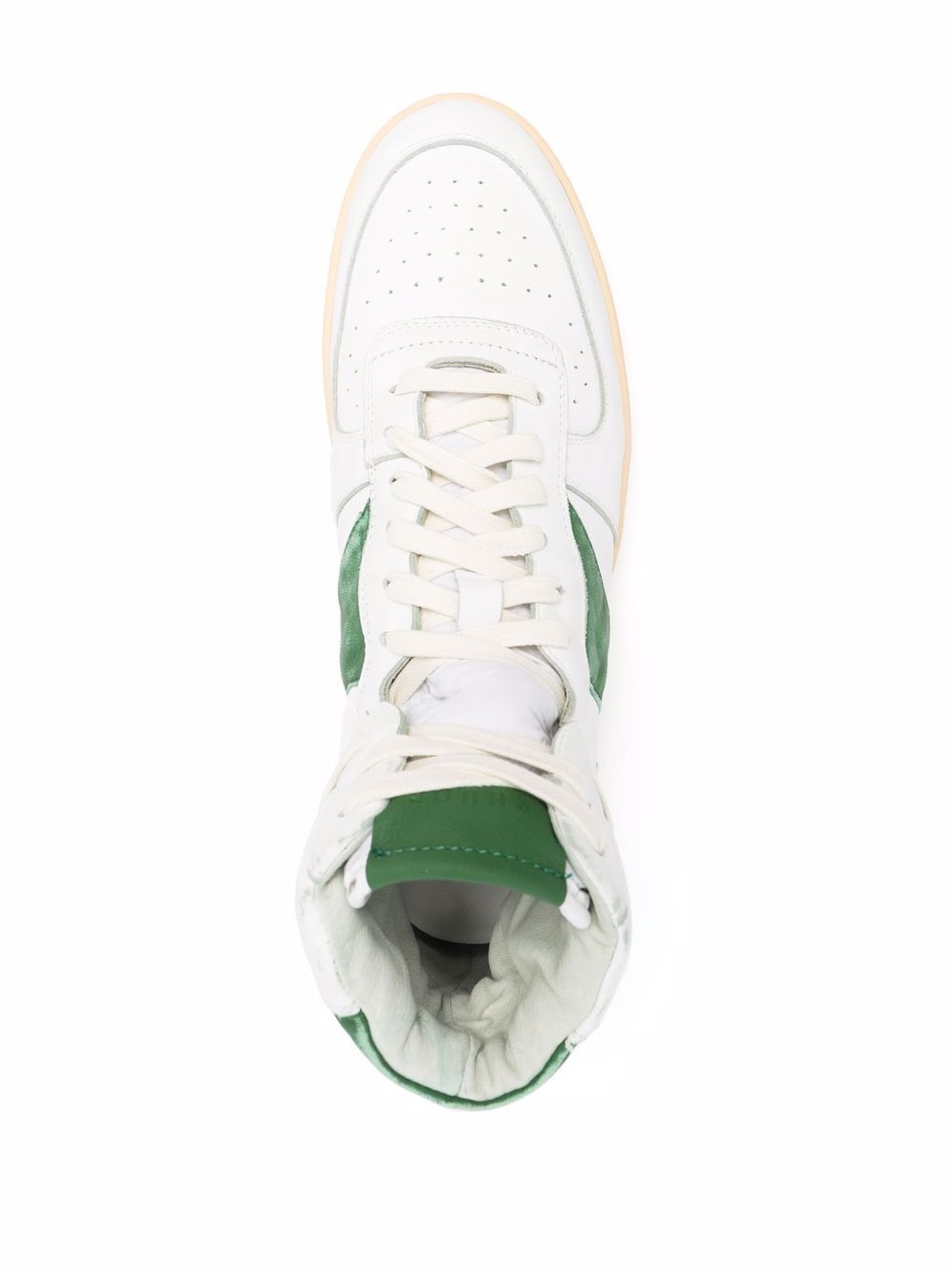 Rhecess leather high-top sneakers - 4