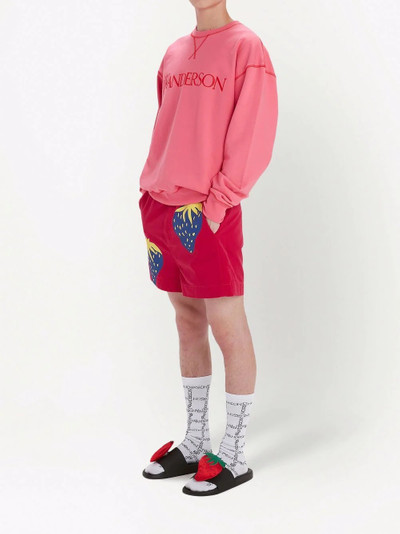 JW Anderson Inside Out logo-embroidered sweatshirt outlook