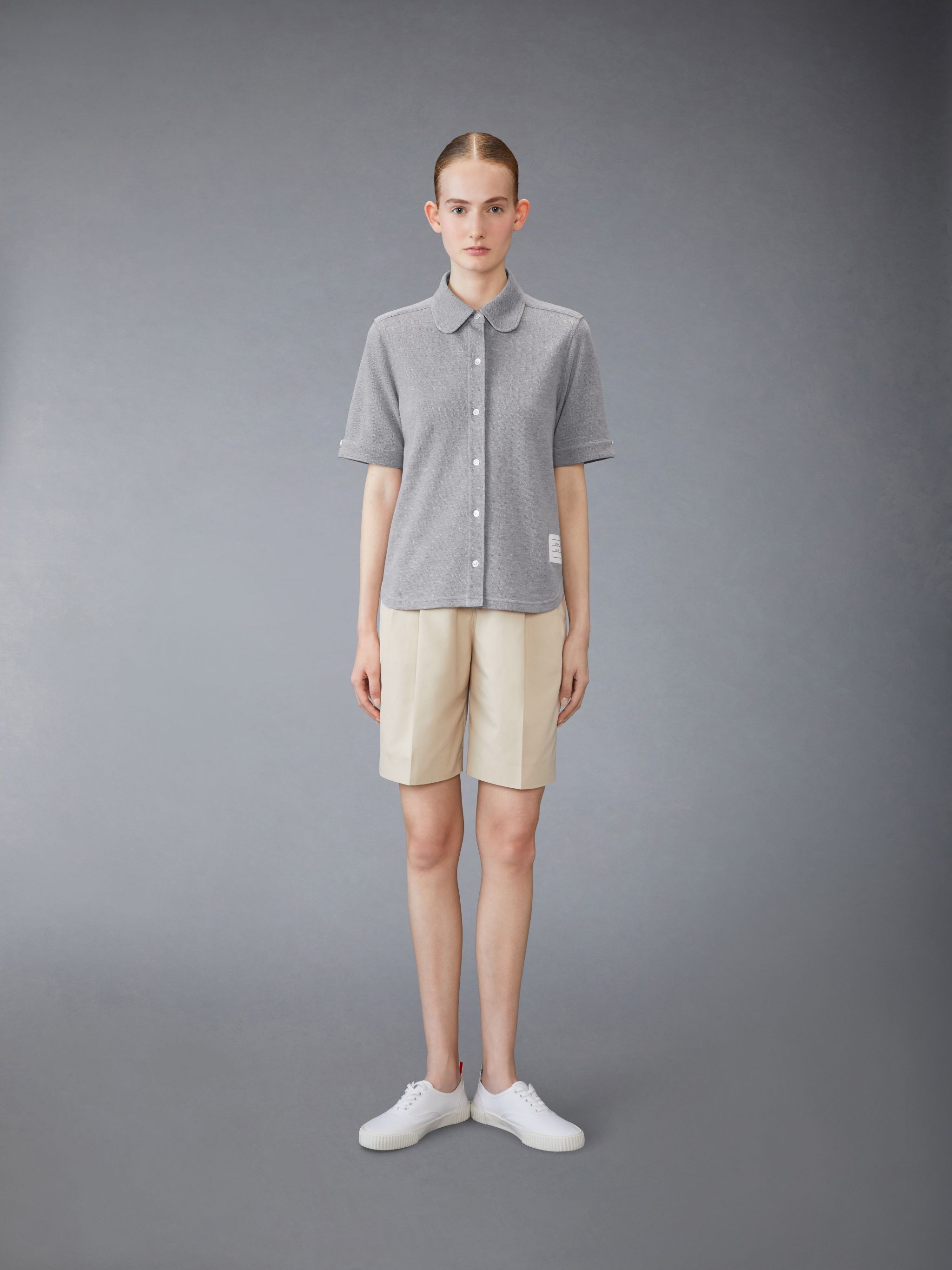 Cotton Pique Short Sleeve Shirt - 3