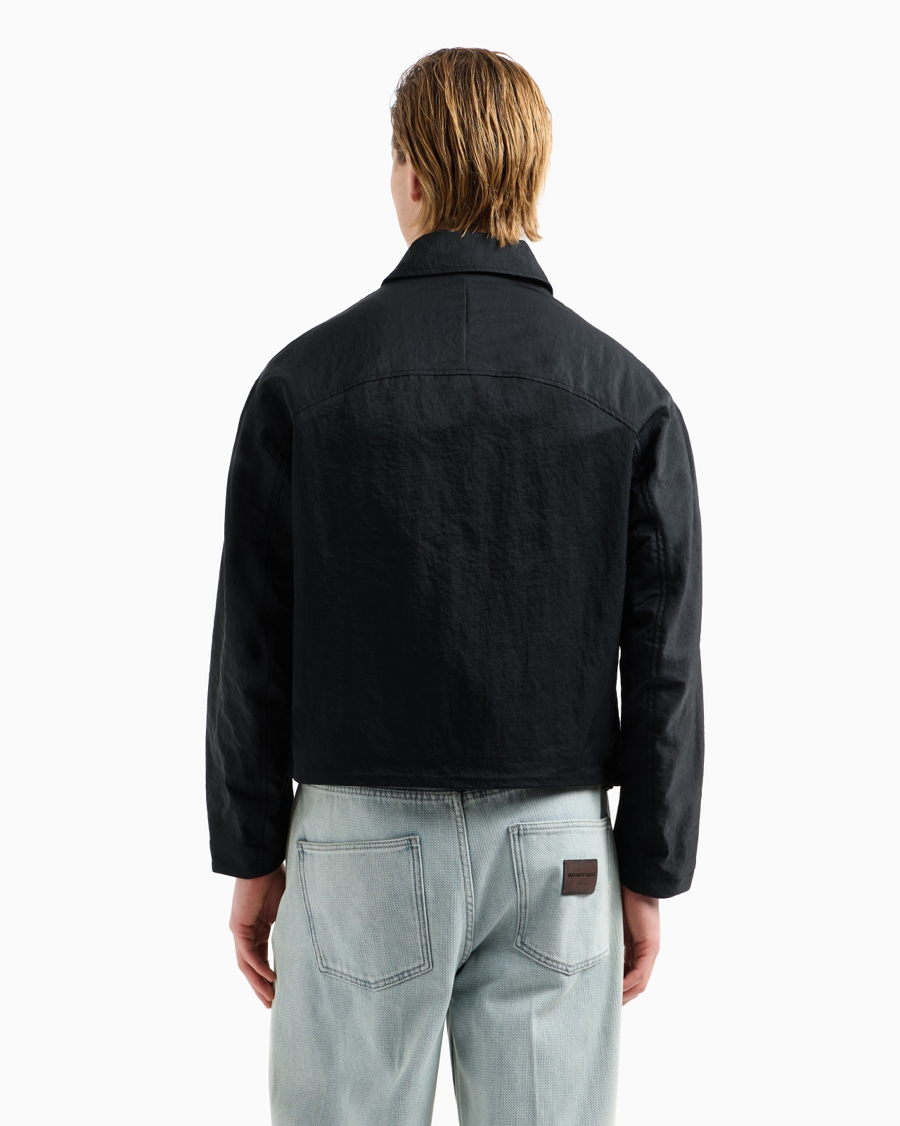 CRINKLE NYLON BLOUSON WITH ZIP - 3