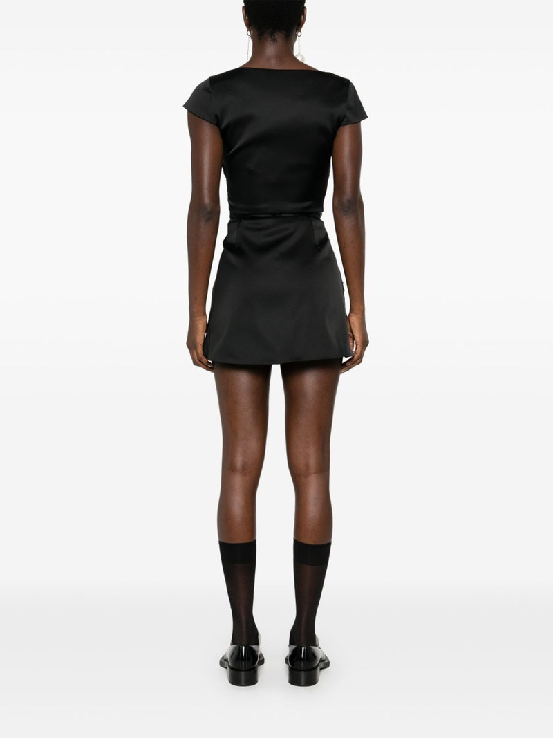 sweetheart pleat-detailing bodysuit 4